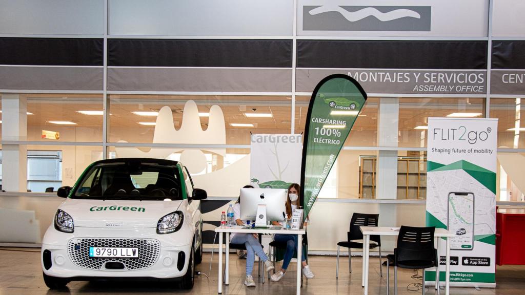 Parque del equipo de CarGreen que asistió el pasado jueves a Smart Mobility Valencia.