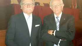 El cirujano taurino Fernando Carbonell junto a un compañero de profesión, el doctor Antonio Mateo