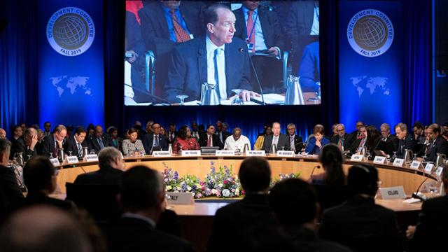 Reunión anual del Banco Mundial celebrada en Washington en octubre de 2019. Foto: Grant Ellis