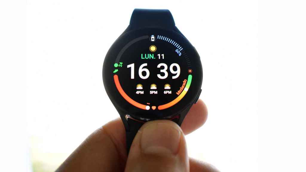 La pantalla AMOLED del Samsung Galaxy Watch 4