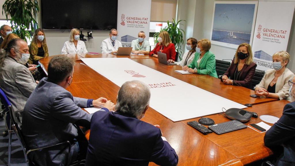 Reunión de la consellera de Sanidad con la nueva Gerencia, este sábado.