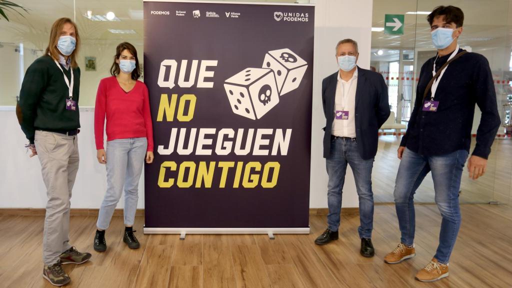 Leticia Pérez / ICAL Acto de Unidas Podemos 'Que no jueguen contigo' en Valladolid con la presencia del portavoz nacional y secretario autonómico, Pablo Fernández, la dirigente Isa Serra y el coordinador de IUCyL, Juan Gascón, entre otros