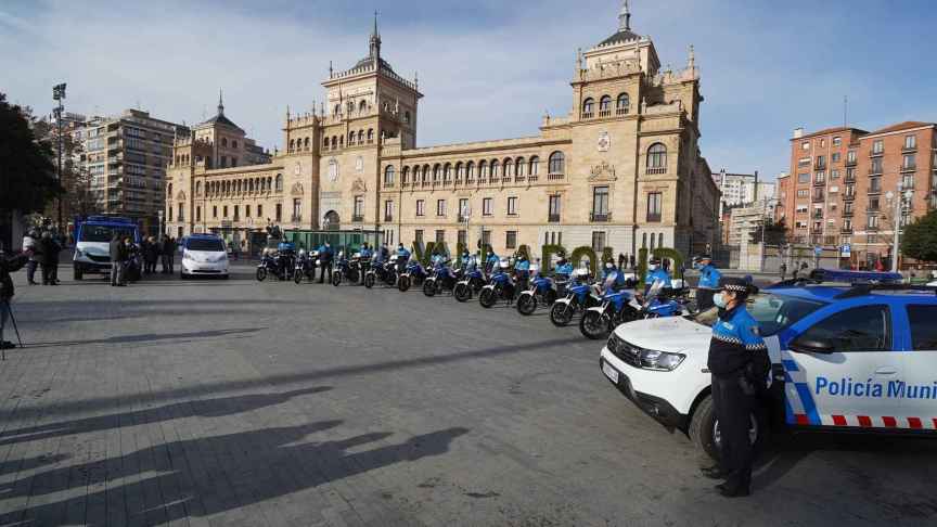 Vehículos nuevos de la Policía Municipal de Valladolid