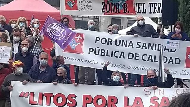 Manifestación por la sanidad pública rural en Zamora