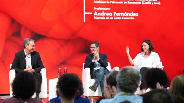 Rodríguez Zapatero, Félix Bolaños y la leonesa Andrea Fernández