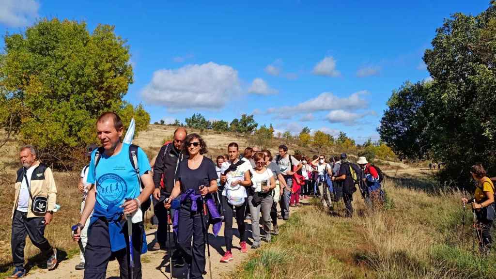 Participantes en Los Caminos de San Frutos, organizados por la Diputación de Segovia