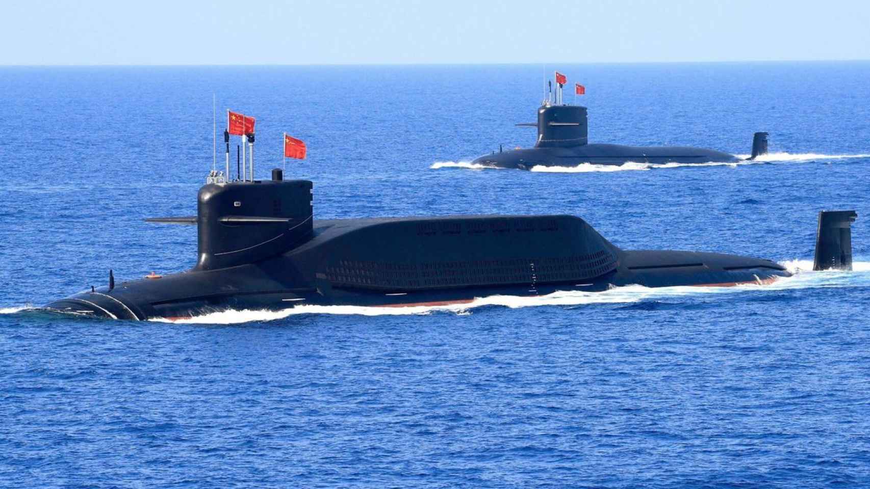 Submarinos de la Armada china.