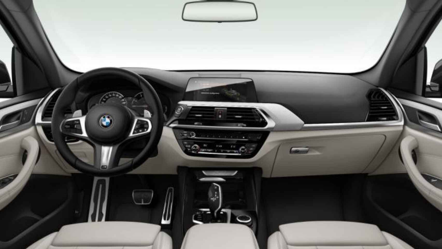 Imagen interior del BMW X3 que adquirió Joseba Arguiñano.