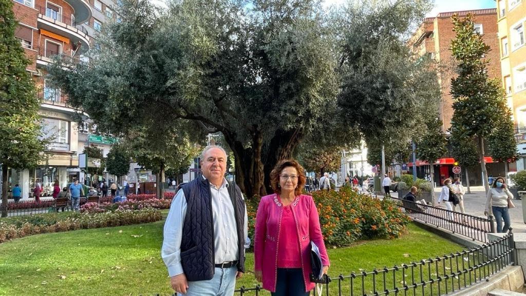 Vicente Tirado y Carmen Riolobos en Talavera de la Reina.