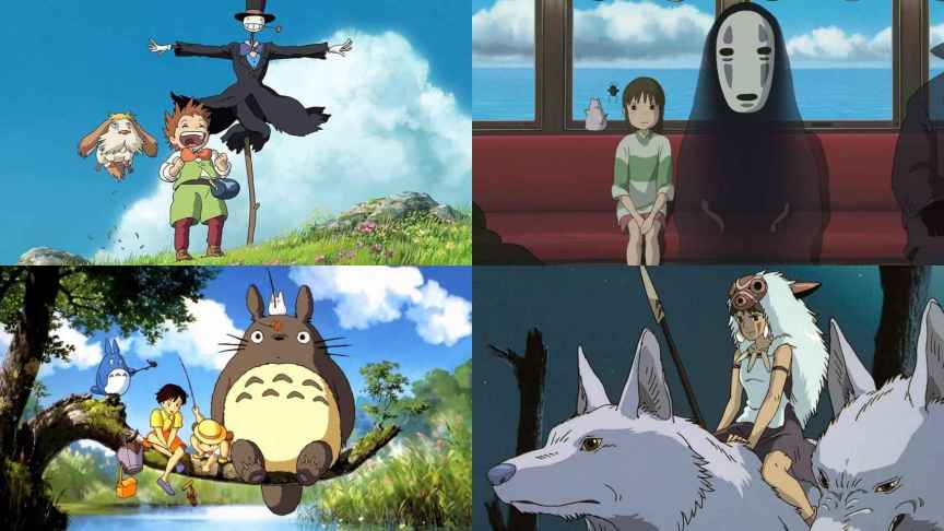 'El castillo ambulante', 'El viaje de Chihiro', 'Mi vecino Totoro' o 'La princesa Mononoke' son algunas de las películas del estudio de animación.