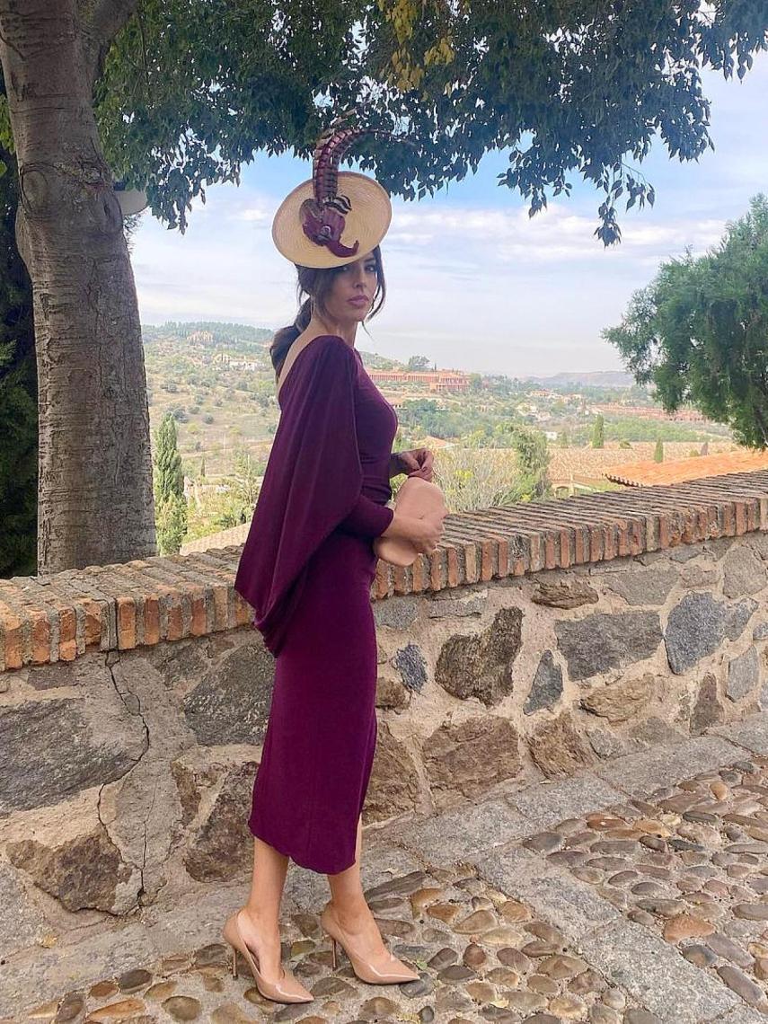 Lidia Bedman, como buena 'influencer', supo acaparar todas las miradas con su estilismo de invitada.