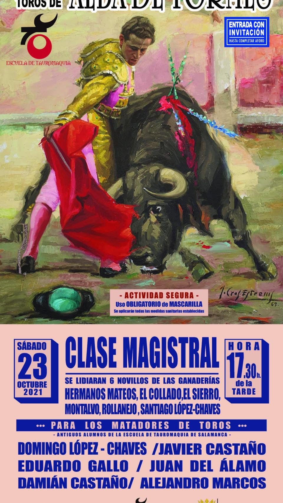 Cartel Clase Magistral Alba de Tormes