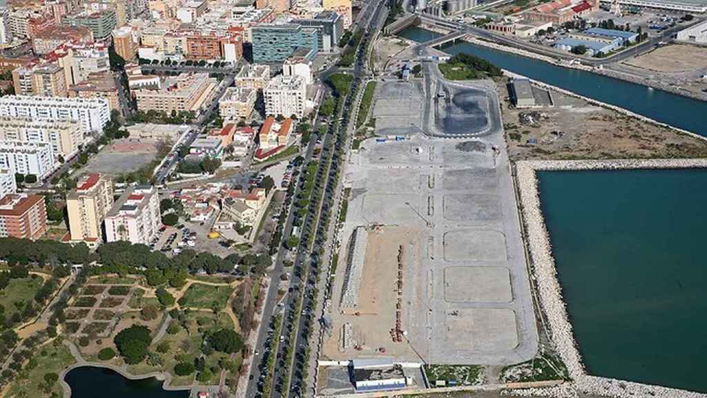 Imagen de archivo de la parcela de San Andrés en el puerto de Málaga.