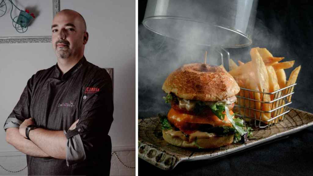 La hamburguesa del chef malagueño Esteban Sedeño opta a ser la mejor de España.