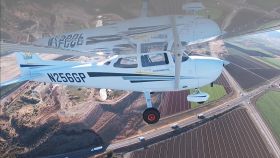 Cessna 172 Skyhawk sin piloto
