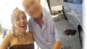 Conchi con su marido al que acabó asesinando en un aparcamiento pegado a la playa de Alicante.