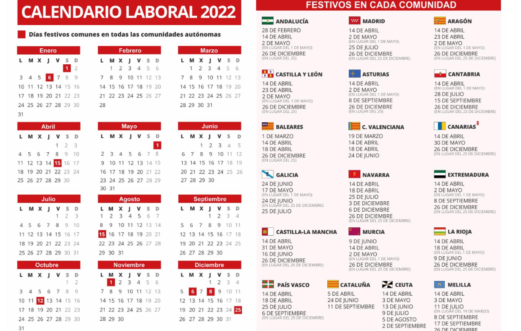 Calendario Laboral 2024 Castilla Y Leon New Amazing Review of