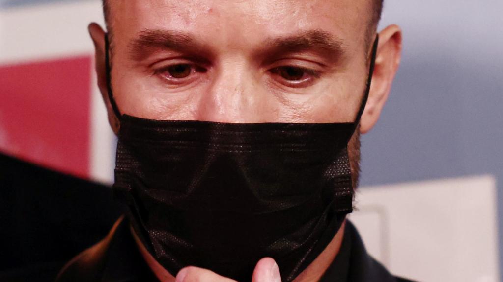 Mathieu Valbuena, durante una pausa del juicio por el 'sextape'