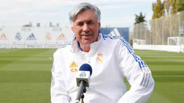 Carlo Ancelotti, entrenador del Real Madrid