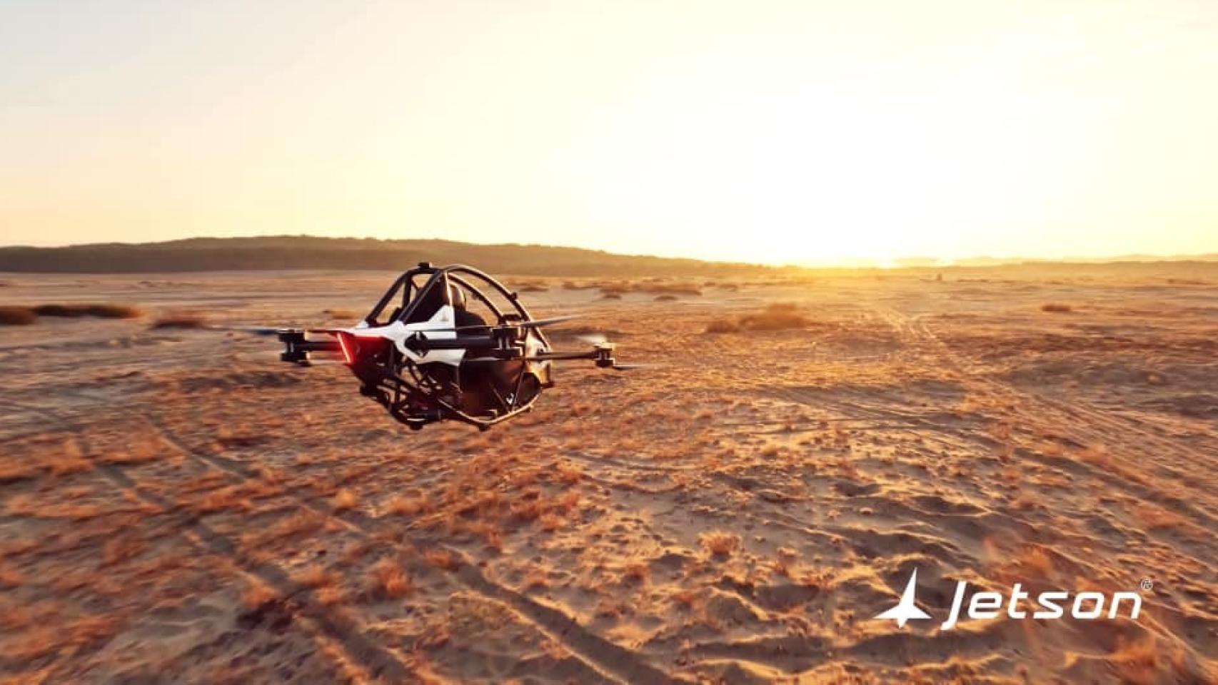 Jetson One, el coche volador que puedes comprar en España 100 km/h