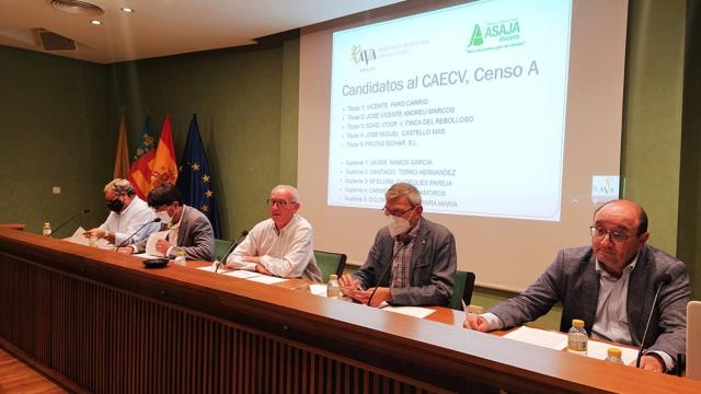 Ava-Asaja y Asaja Alicante presentan su candidatura para optar a la presidencia del Comité de Agricultura Ecológica de la Comunitat.