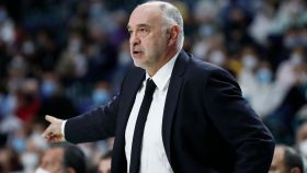 Pablo Laso, entrenador del Real Madrid de Baloncesto en la temporada 2021/2022