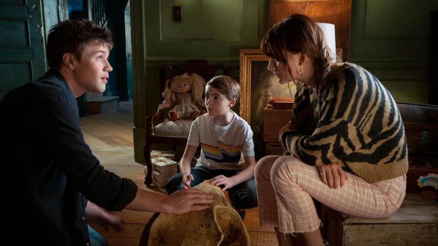 Los tres hermanos protagonistas de 'Locke & Key'.