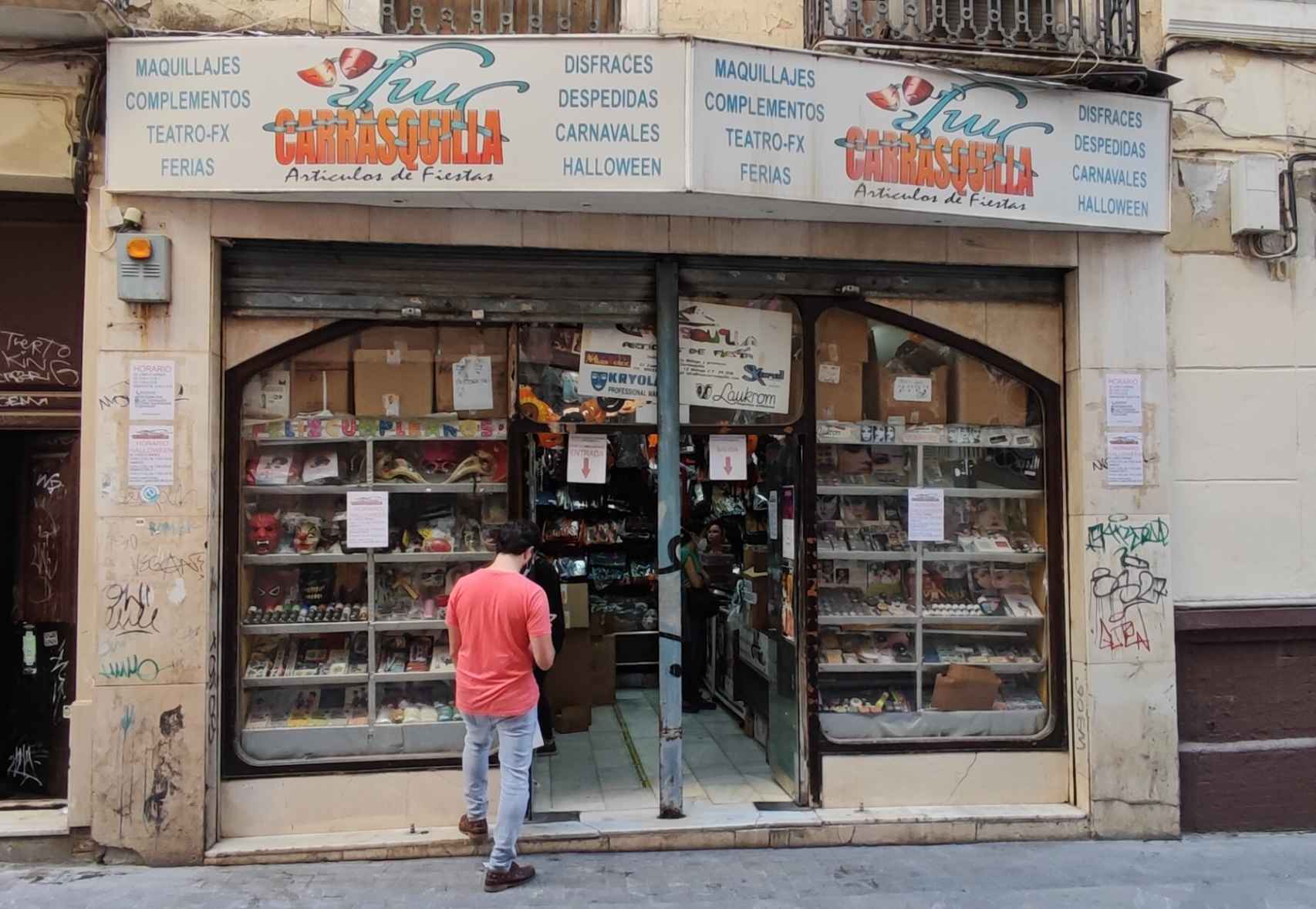 Carrasquilla es uno de los últimos negocios tradicionales del centro de Málaga.