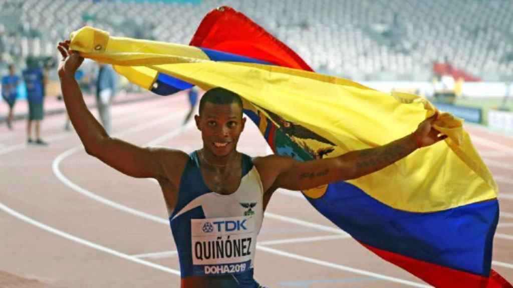Alex Quiñónez, atleta ecuatoriano