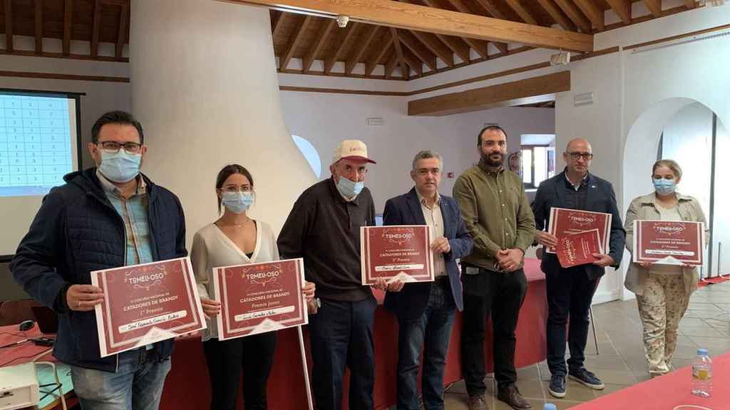 Ganadores del IV Concurso de Catadores de Brandy de Tomelloso (Ciudad Real)