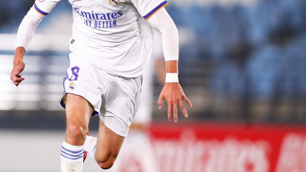 Dotor, con el Real Madrid Castilla