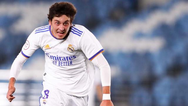 Dotor, con el Real Madrid Castilla