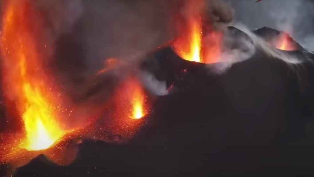 Erupción volcánica en La Palma.