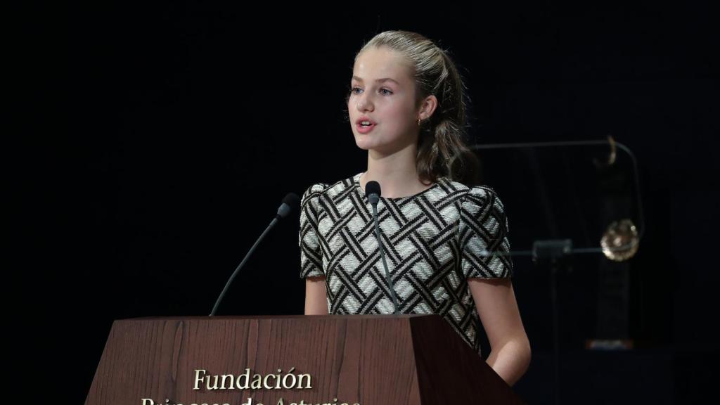 Leonor pronunció el viernes un discurso muy inspirador en los premios Princesa de Asturias.