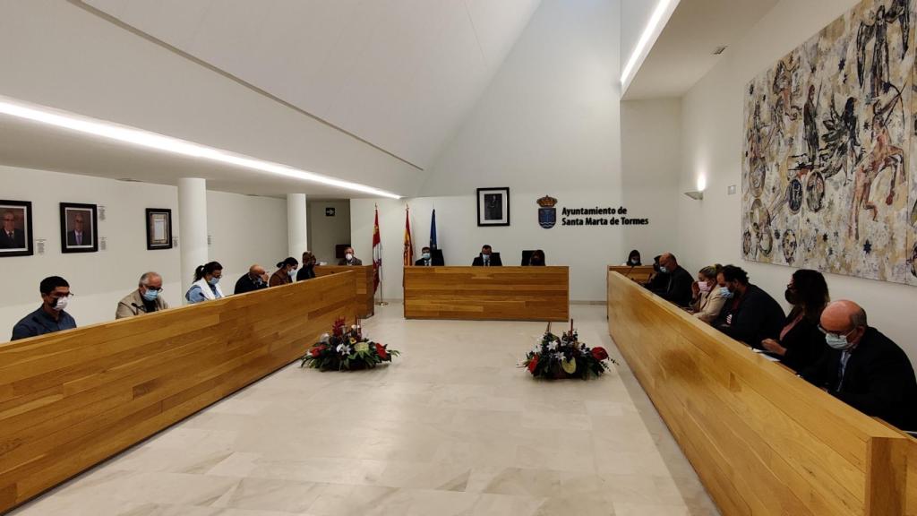Un pleno del Ayunamiento de Santa Marta