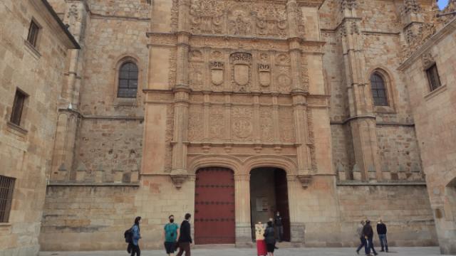 Edificio Histórico de la USAL, donde se organizarán visitas guiadas el 16 de noviembre con motivo del Día Internacional del Patrimonio