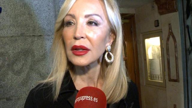 Carmen Lomana, al habla con Europa Press