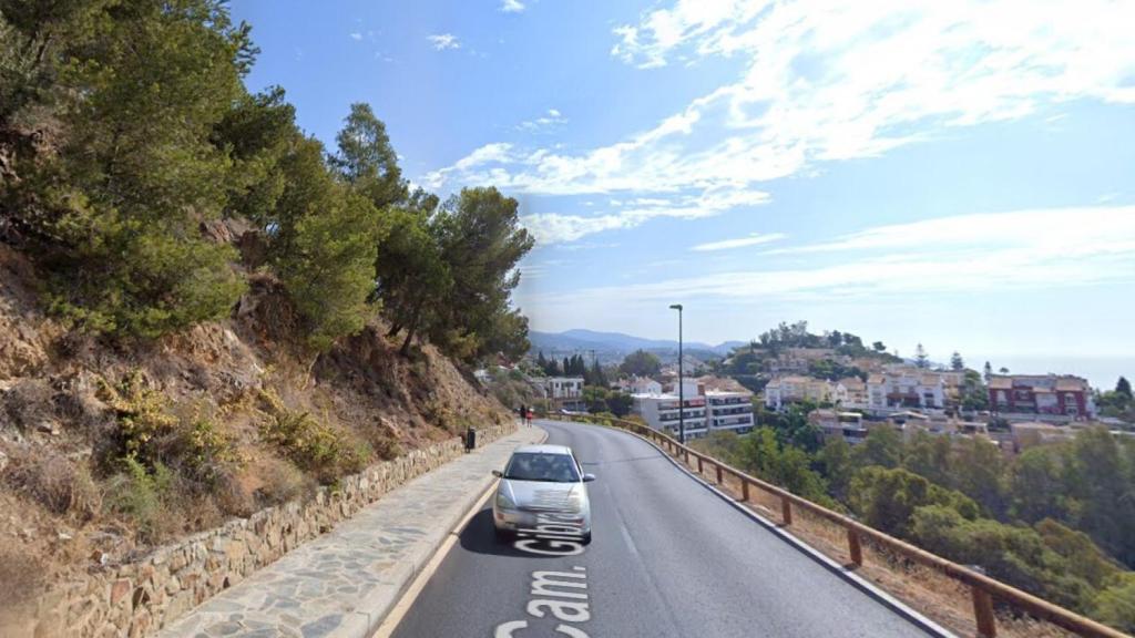 Acceso viario a Gibralfaro.