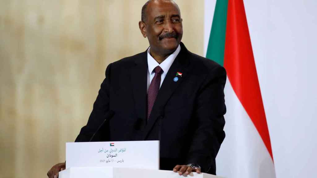 El general Abdelfatah al Burhan, presidente del Consejo Soberano de Sudán.