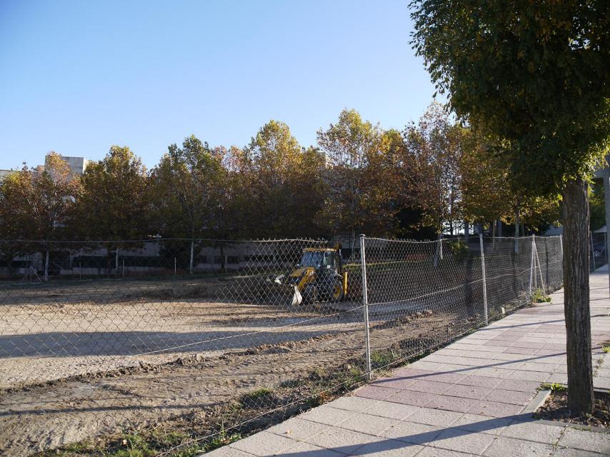 Inicio de las obras de la pista de pumtrack