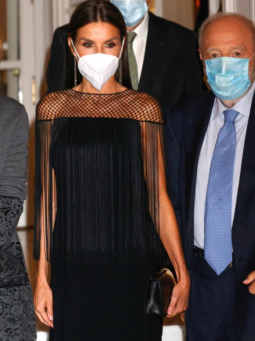 La reina Letizia este martes cenó en el Hotel Mandarin-Ritz Madrid.