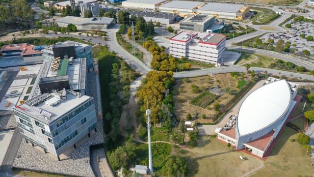 Imagen de la zona donde se levantará el nuevo edificio de alojamientos para trabajadores del PTA de Málaga.