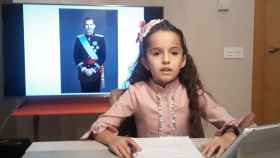 La niña leonesa que más sabe sobre Felipe VI en Castilla y León