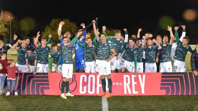 Partido de Copa RFEF entre el CD Guijuelo y el Moralo