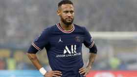 Neymar, en un partido del PSG de la temporada 2021/2022