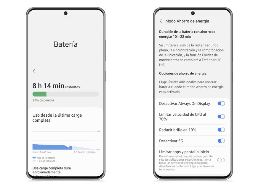 Battery saving on Samsung