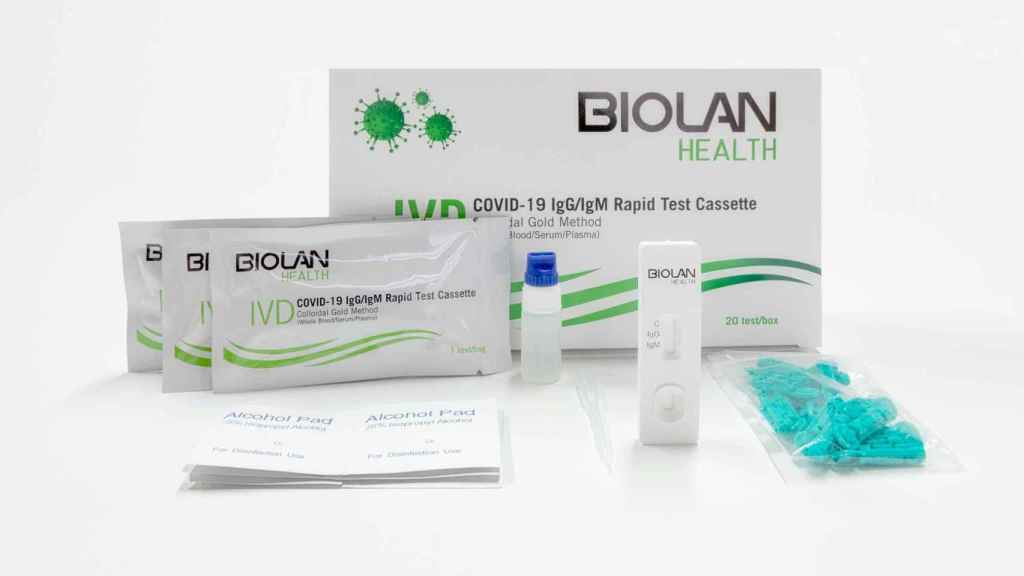 El test para medir anticuerpos neutralizantes de Biolan Health.