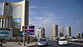 Distrito financiero de Trípoli, la capital de Libia.