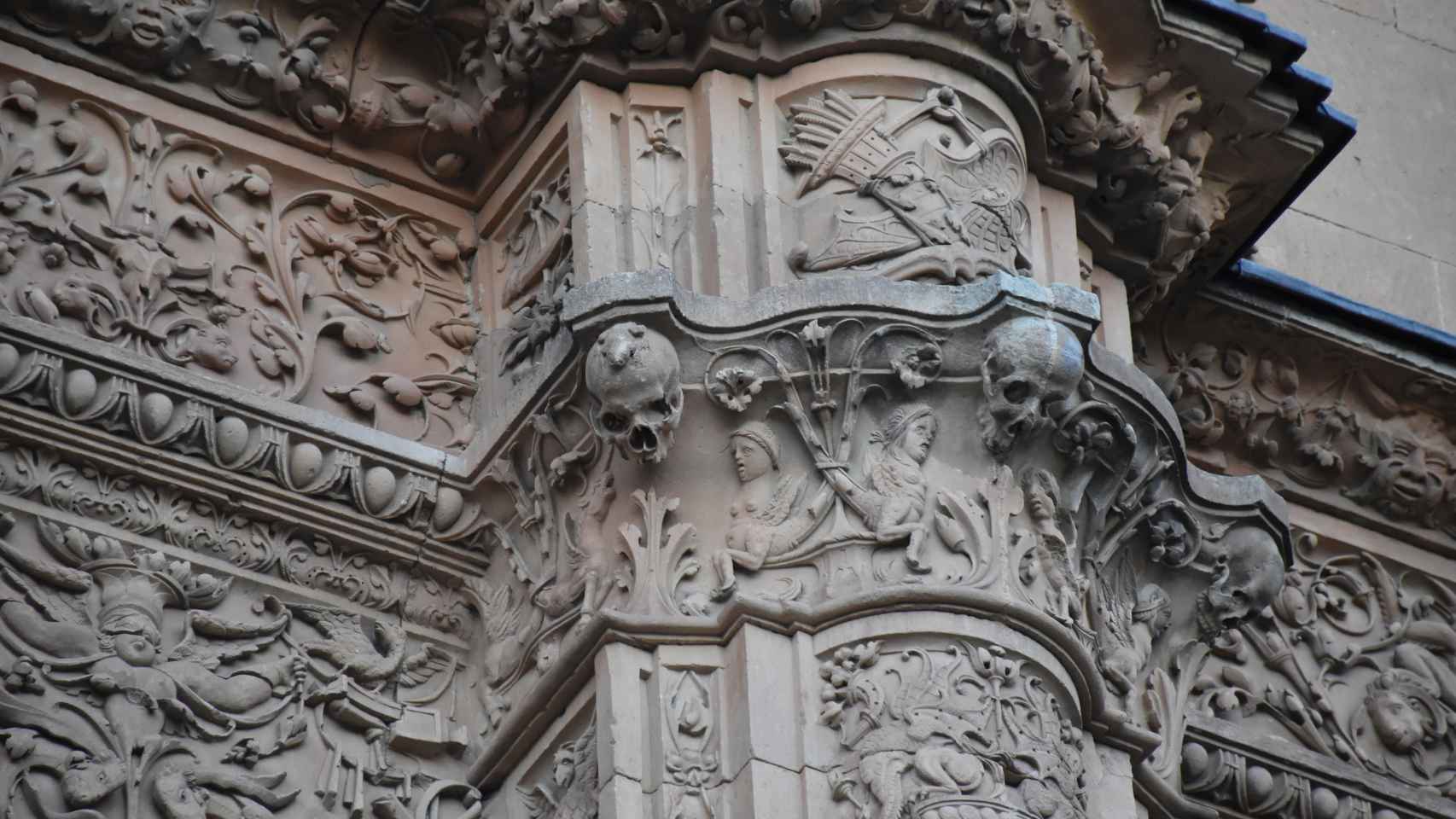 La rana de la Fachada del Edificio Histórico de la Universidad de Salamanca