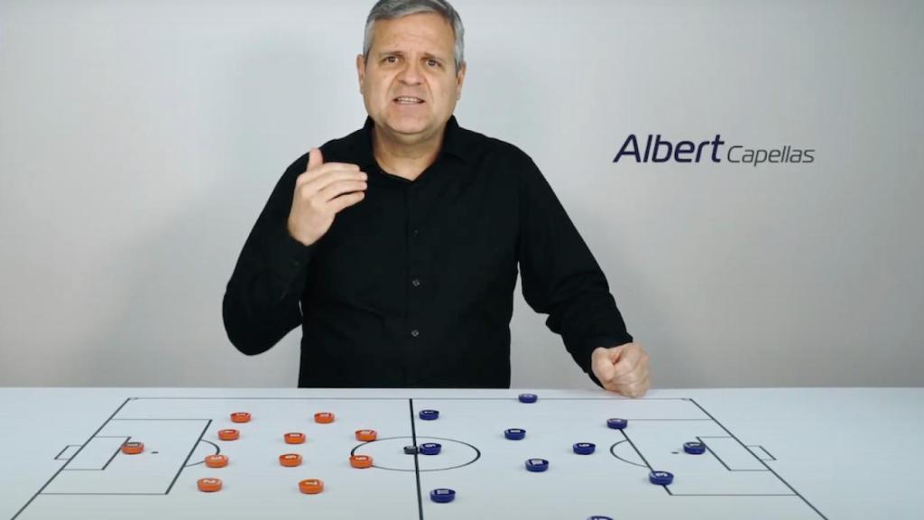 Albert Capellas en uno de sus vídeos de YouTube